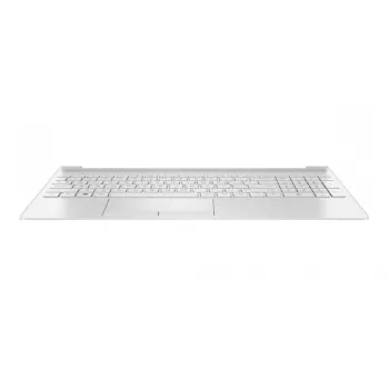 Część zamienna do laptopa HP L53737-DH1 Obudowa podpórki na nadgarstki + klawiatura