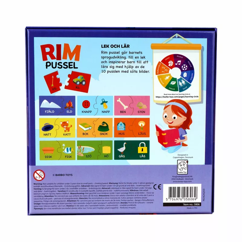 Barbo Toys Puzzle Pedagogue Gra planszowa