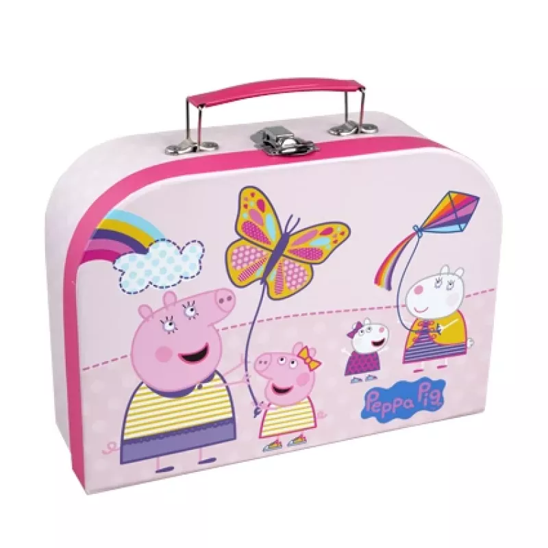 Barbo Toys Peppa Pig Walizki zestaw 3 szt. mix wzorów Wielokolorowy Chłopiec/Dziewczynka Torba beczułka