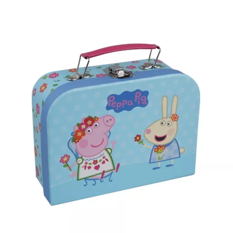 Barbo Toys Peppa Pig Walizki zestaw 3 szt. mix wzorów Wielokolorowy Chłopiec/Dziewczynka Torba beczułka
