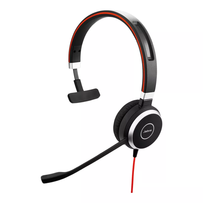 Jabra Evolve 40 MS, Mono, USB-C, Przewodowy, Biuro/Call center, 20 - 20000 Hz, 142.5 g, Zestaw słuchawkowy, Czarny