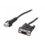 Kabel szeregowy Zebra CBA-RF5-S07ZAR Czarny 0,82296 m DB-9 RJ-45