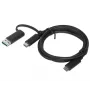 Lenovo 03X7470 kabel USB 1 m USB A/USB C USB C Czarny