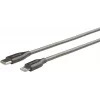 eSTUFF ES602160 kabel Lightning 1 m stal nierdzewna