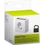 Inteligentne gniazdo MicroConnect GRUTIMER3 — wewnętrzne gniazdo czasowe z LCD, 110×81×78 mm, biały