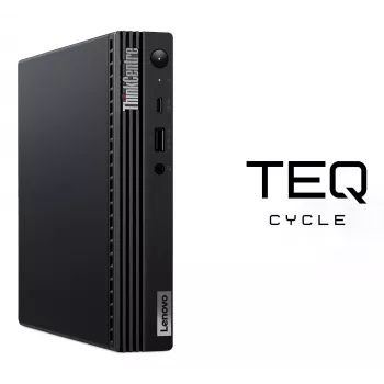 Teqcycle Lenovo Thinkcentre M70Q Intel® Core™ i5 i5-10400T 16 GB DDR4-SDRAM 256 GB SSD Windows 11 Pro Mini PC Czarny