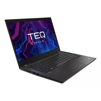 Teqcycle Lenovo Thinkpad T14s G2 AMD AMD Ryzen™ 7 PRO PRO 5850U Laptop 35.6 cm (14 inch) Full HD 16 GB DDR4-SDRAM 512 GB SSD Wi-Fi 6 (802.11ax) Windows 11 Pro German Czarny