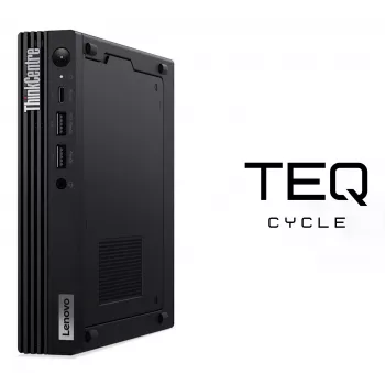 Teqcycle Lenovo ThinkCentre M80q Intel® Core™ i5 i5-10500T 16 GB DDR4-SDRAM 256 GB SSD Windows 11 Pro Mini PC Czarny