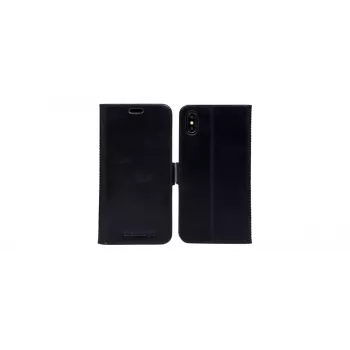 Etui Folio dbramante1928 iPhone Xs Max czarne ze stojakiem biurkowym