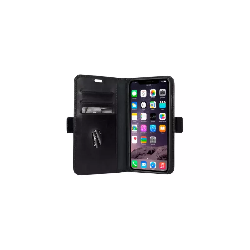 Etui Folio dbramante1928 iPhone Xs Max czarne ze stojakiem biurkowym