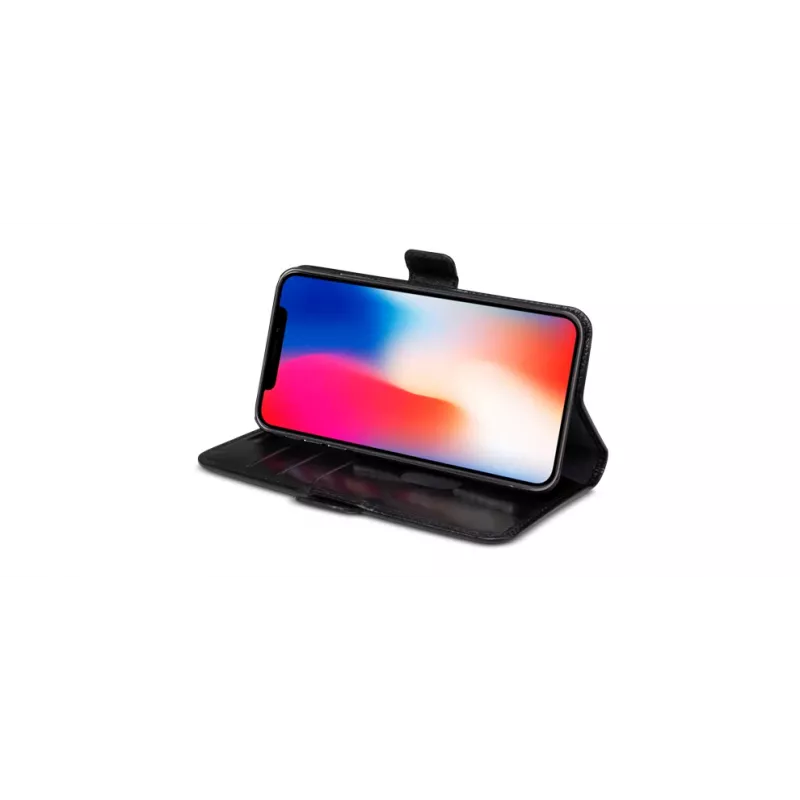 Etui Folio dbramante1928 iPhone Xs Max czarne ze stojakiem biurkowym