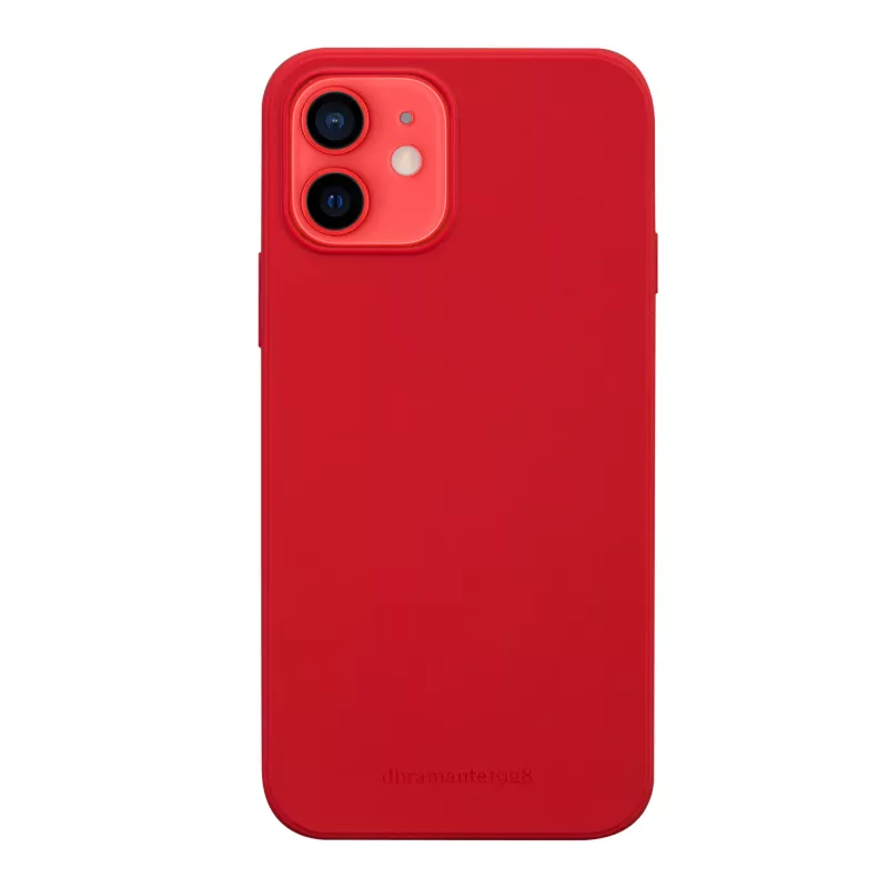 Etui skórzane dbramante1928 Greenland do iPhone 12 mini — czerwone, pasuje do 5,4 cala