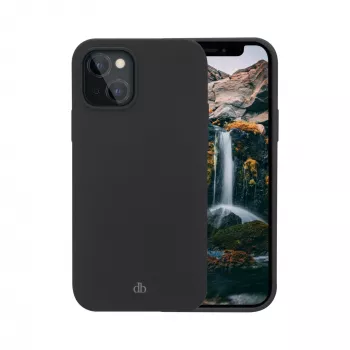 Etui na telefon dbramante1928 Monaco do iPhone 13 mini 5.4 cala — Night Czarny, tworzywo sztuczne z recyklingu