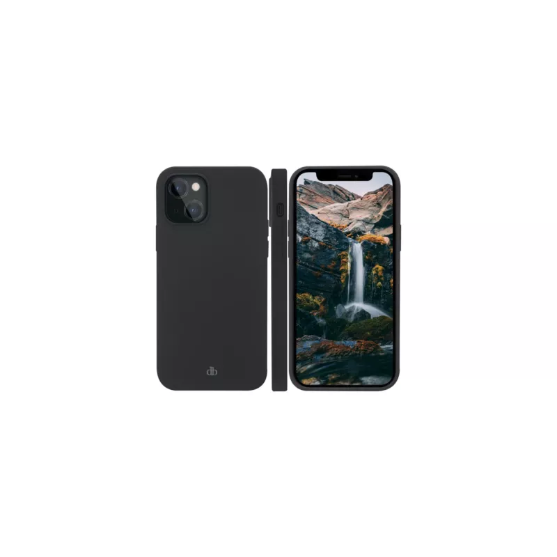 Etui na telefon dbramante1928 Monaco do iPhone 13 mini 5.4 cala — Night Czarny, tworzywo sztuczne z recyklingu
