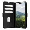 Etui folio dbramante1928 Copenhagen do iPhone 15 Plus — czarne, 3 kieszenie na karty