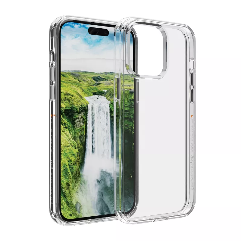 Etui ochronne dbramante1928 Iceland Ultra D3O do iPhone 15 Pro — przezroczysta, twarda obudowa