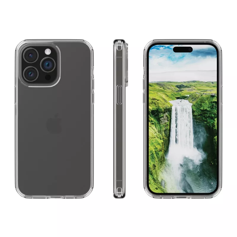 Etui ochronne dbramante1928 Iceland Ultra D3O do iPhone 15 Pro — przezroczysta, twarda obudowa