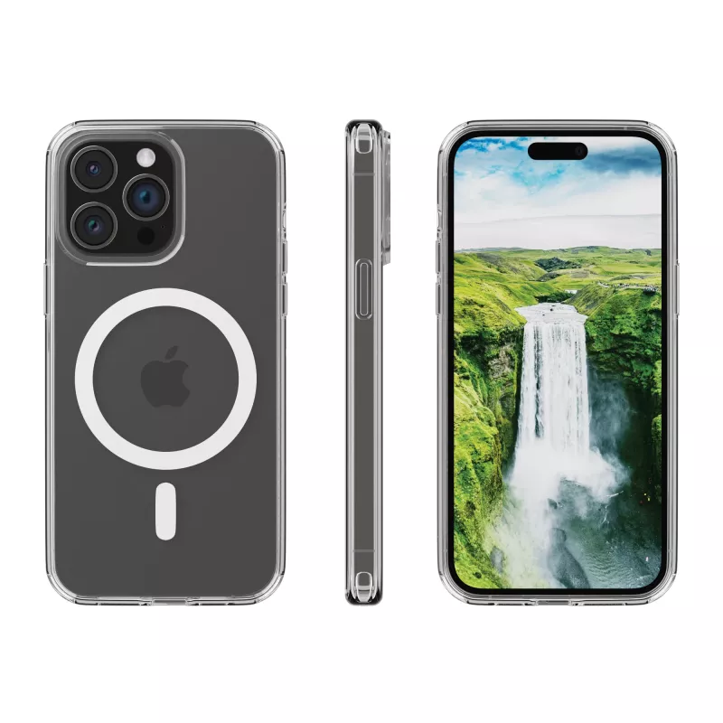 dbramante1928 Iceland Ultra D3O MagSafe - iPhone 15 Pro - przezroczyste, wytrzymałe etui