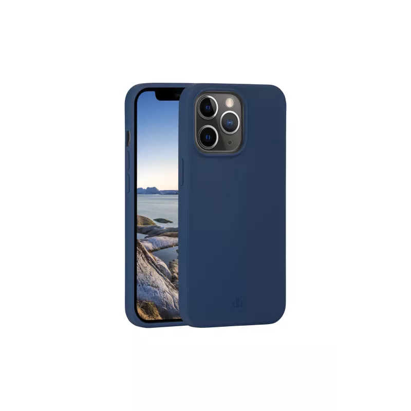 Etui na telefon dbramante1928 Nuuk do iPhone 13, styl osłona, pasuje do ekranu 6.1 cala, niebieskie