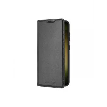 Etui na telefon dbramante1928 Bergen dla Samsung Galaxy S24, skóra i plastik z recyklingu, pasuje do ekranu 6,2 cala, czarne