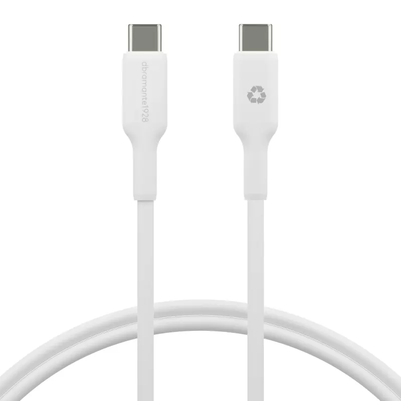 Kabel USB-C do USB-C 1 m od d bramante — Biały