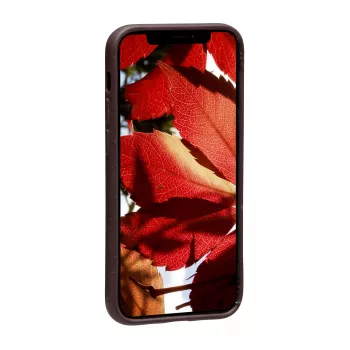 Pokrowiec dbramante1928 Barcelona iPhone 12 mini 5.4 cala Dark Chocolate