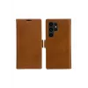 Etui portfelowe dbramante1928 Lynge dla Samsung Galaxy S24 Ultra — Skóra, Brązowy, 6.8 cala