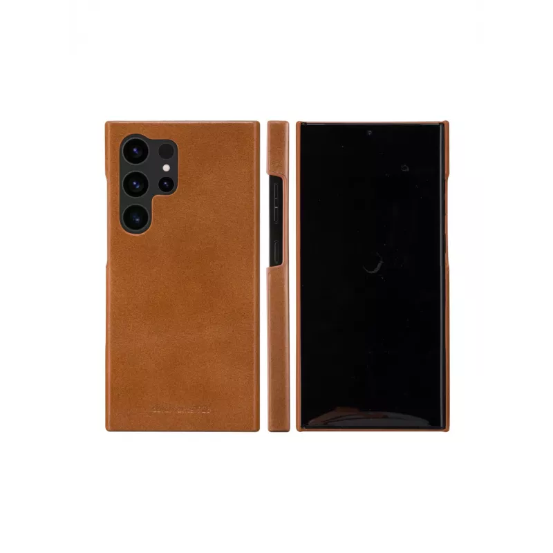 Etui portfelowe dbramante1928 Lynge dla Samsung Galaxy S24 Ultra — Skóra, Brązowy, 6.8 cala