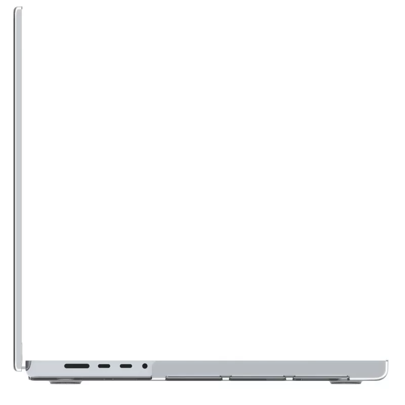 osłona for MacBook Pro 16 inch (M4 2024 / M3 2023) by d bramante — Iceland Clear, fits 40.6 cm screen, 348 g