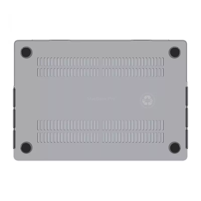 osłona for MacBook Pro 16 inch (M4 2024 / M3 2023) by d bramante — Iceland Clear, fits 40.6 cm screen, 348 g
