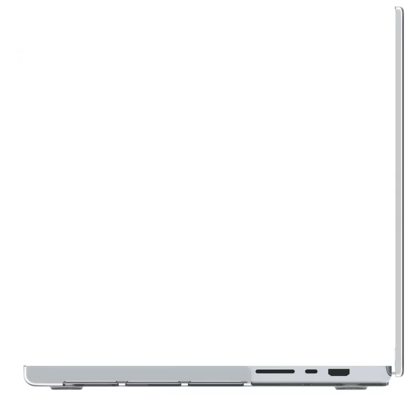 osłona for MacBook Pro 16 inch (M4 2024 / M3 2023) by d bramante — Iceland Clear, fits 40.6 cm screen, 348 g