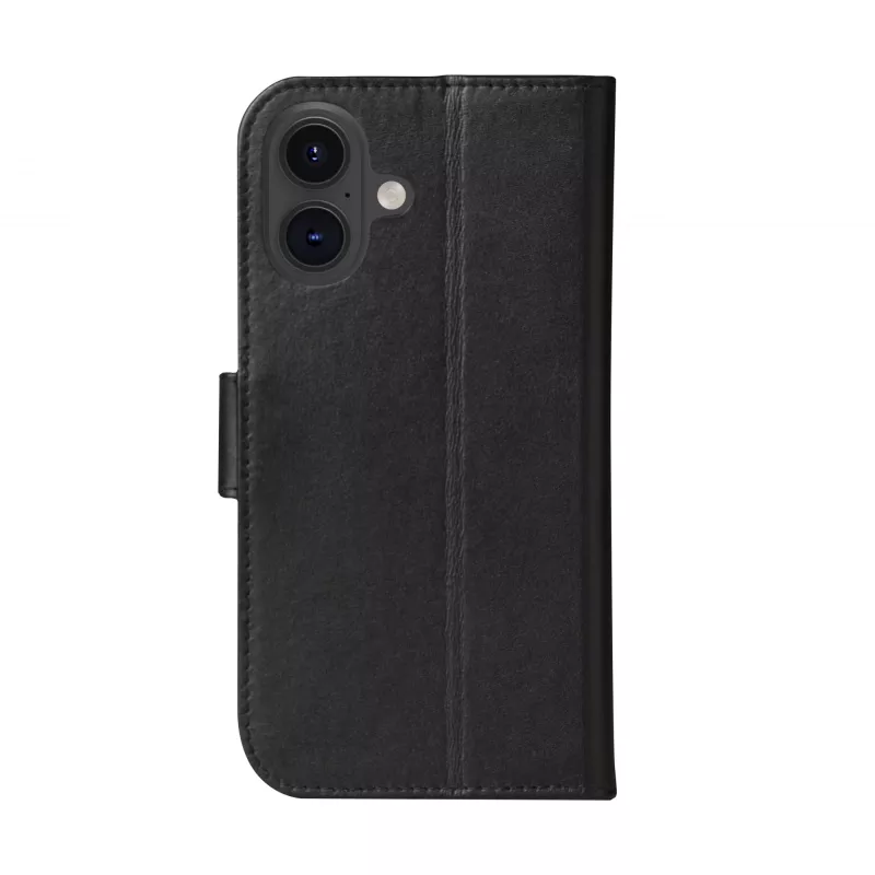 Etui Folio dbramante1928 iPhone 16 czarne 3 kieszenie na karty