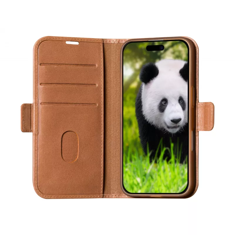 Etui Folio dbramante1928 iPhone 16 ProMax Tan 3 kieszenie na karty