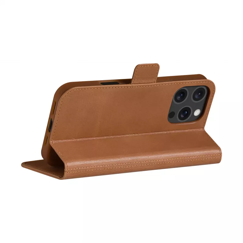 Etui Folio dbramante1928 iPhone 16 ProMax Tan 3 kieszenie na karty