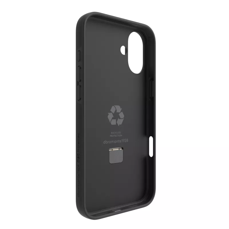 dbramante1928 Iceland Ultra D3O MS Kick - iPhone 16 Plus - czarne wytrzymałe etui