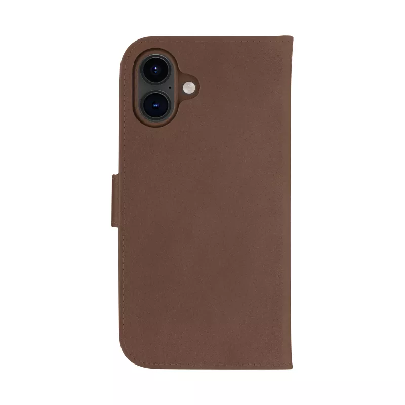 dbramante1928 Lynge MagSafe - iPhone 16 Plus - Dark Tan, Folio, Apple, iPhone 16 Plus, 17 cm (6.7 cala), Tan