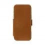 Etui portfelowe dbramante1928 Copenhagen do iPhone 17 Pro Max — Tan, 3 kieszenie na karty, podstawka biurkowa