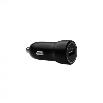 Ładowarka samochodowa d bramante re-charge USB-A 18W — 12–24V, 1× USB-A, czarna
