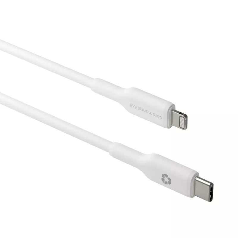 dbramante1928 re-charge - Kabel USB-C do Lightning 1m - W, 1 m, USB C, USB 2.0, 0,48 Gbit/s, Biały