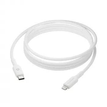 Kabel USB-C do Lightning 2 m, d bramante re-charge (USB 2.0, biały)