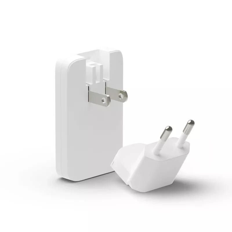 d bramante dbramante1928 Pro EU/US cienki Charger — USB-C 20W + USB-A 18W, biały, AC wewnętrzna
