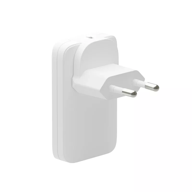 d bramante dbramante1928 Pro EU/US cienki Charger — USB-C 20W + USB-A 18W, biały, AC wewnętrzna
