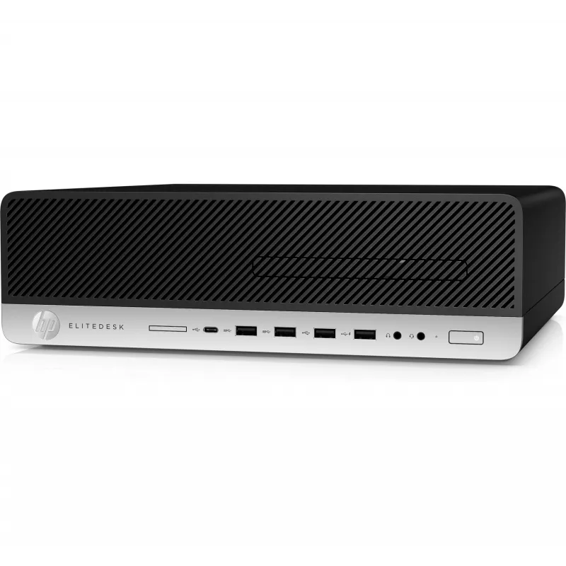 T1A HP EliteDesk 800 G4 Odnowiony Intel® Core™ i5 i5-8500 8 GB DDR4-SDRAM 256 GB SSD Windows 10 Pro SFF Komputer PC Czarny, Srebrny