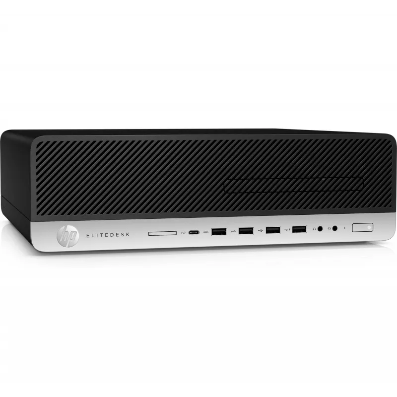 T1A HP EliteDesk 800 G4 Odnowiony Intel® Core™ i5 i5-8500 8 GB DDR4-SDRAM 256 GB SSD Windows 10 Pro SFF Komputer PC Czarny, Srebrny
