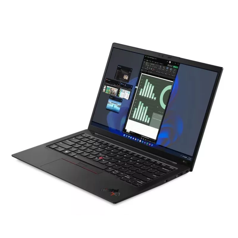 T1A Lenovo ThinkPad X1 Carbon Gen 10 Odnowiony Intel® Core™ i7 i7-1265U Laptop 35,6 cm (14 cali) 16 GB LPDDR5-SDRAM 1 TB SSD Windows 11 Pro Niemiecki Czarny