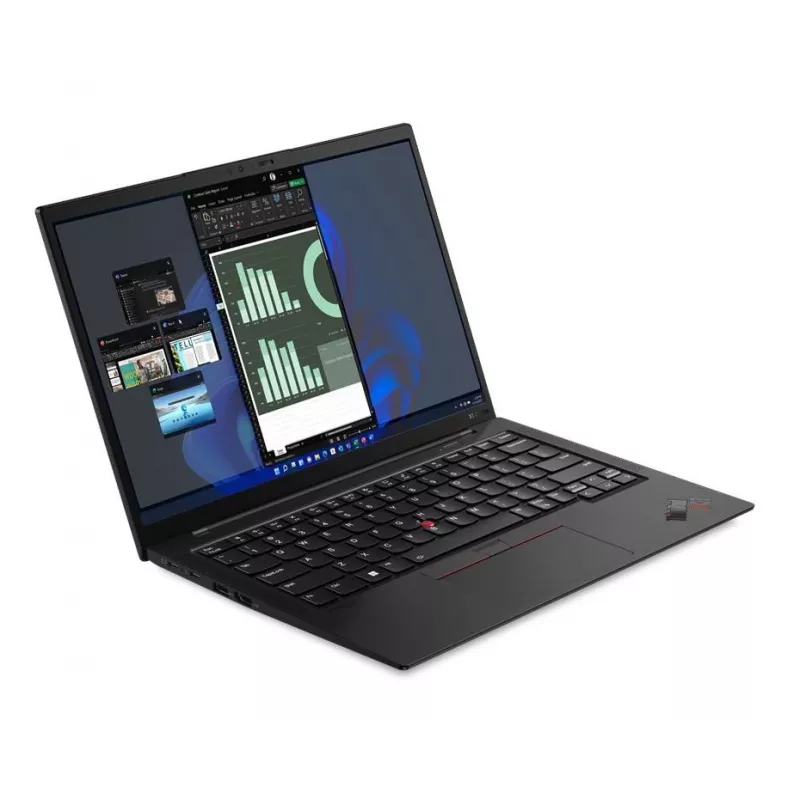T1A Lenovo ThinkPad X1 Carbon Gen 10 Odnowiony Intel® Core™ i7 i7-1265U Laptop 35,6 cm (14 cali) 16 GB LPDDR5-SDRAM 1 TB SSD Windows 11 Pro Niemiecki Czarny