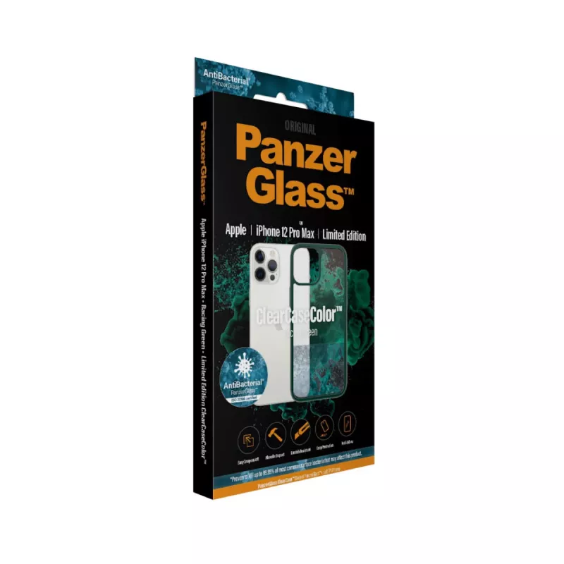 PanzerGlass ® ClearCaseColor™ iPhone 12 Pro Max - Racing zielony edycja limitowana