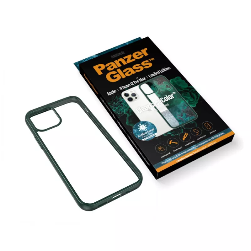PanzerGlass ® ClearCaseColor™ iPhone 12 Pro Max - Racing zielony edycja limitowana
