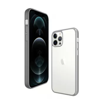 PanzerGlass ® ClearCaseColor™ iPhone 12 Pro Max - Satin srebrny Limited Edition