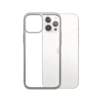 PanzerGlass ® ClearCaseColor™ iPhone 12 Pro Max - Satin srebrny Limited Edition